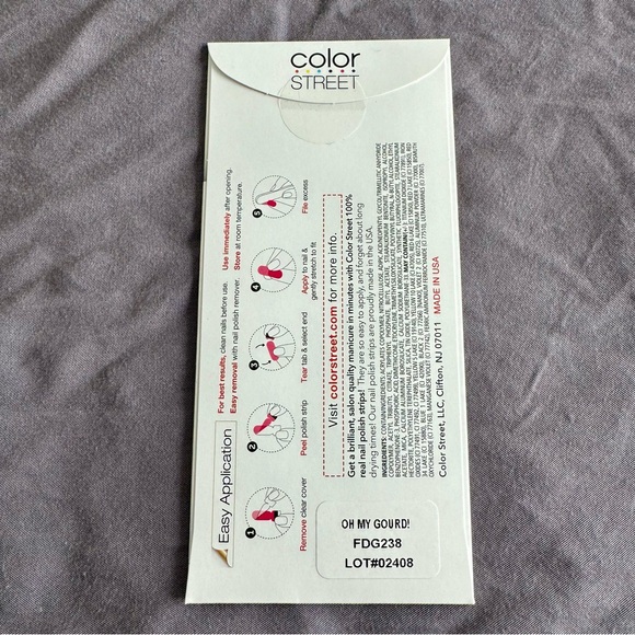 *Retired, HTF* Color Street: Oh My Gourd! | Halloween Orange Black Pumpkin - Picture 4 of 8